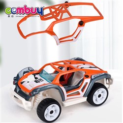 KB059662-KB059669 - Pull back metal simulation racing car assembled toys for kids