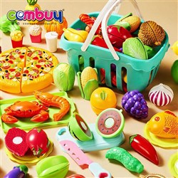 KB059918-KB059933 - Children kitchen DIY game pizza vegetable fruit cutting food toy