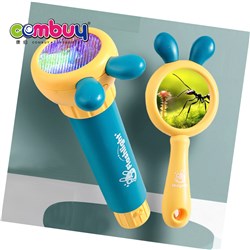 KB060637-KB060638 - Cute optical magnifying glass flashlight kids playing toy rotating kaleidoscope