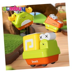 KB060667-KB060669 - Kids play small cute pets sliding go toys press doll car