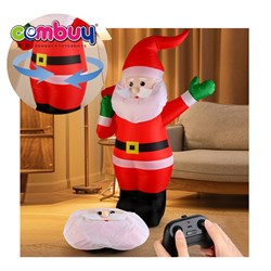 KB061077 - Remote control musical sliding rotating inflatable toys rc santa claus car