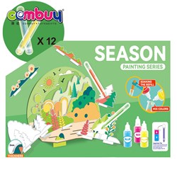 KB061468-KB061471 - 3D assembly toy kids science color DIY pen painting draw puzzle