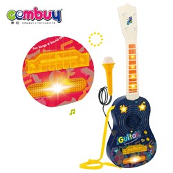 KB062677 - Fashion electric kids music light rock guitar toys with microphone