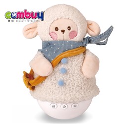 KB066813-KB066818 - Cute animals shape infant appease lighting rocking baby music tumbler toy