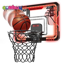 KB066920 - Double circle electronic LED lighting sport scoring kids basketball hoop toys