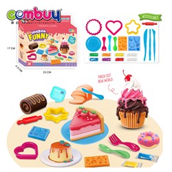 KB067151-KB067153 - Modeling pretend food play dough set DIY pottery clay kit clay