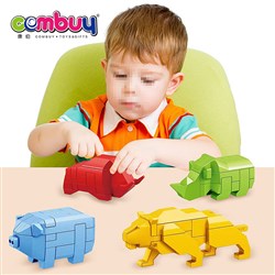 KB072692-KB072695 - Early education animal shape other lock building block toy kid