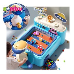 KB096747 - Desktop Game Shooting Target Electric Lighting Music Toy Kids Space Pinball Machine