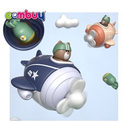 KB100100 - Cute bear car lighting music song electric toy sliding universal airplane