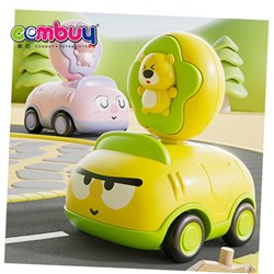 KB112656 - Cartoon  Blowing Wll Produce Sound Rotating Fricton Pull Back Toys Inertia Whistle Car