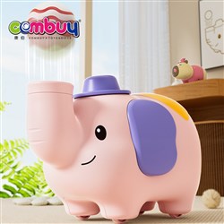 KB113818 - Cartoon Sliding Hat Can Rotating Musical Lighting Electric Suspend Blowing Balls Elephant Toy