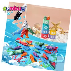KB113958-KB113959 - Cartoon Toddler Indoor Playing Learning Storage Bag Fabric Fishing Toys