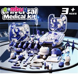 KB114846-KB114851 - Indoor Interactive Pretend Play Doctor Tools Set Medical Suitcase Toys