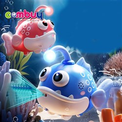 KB119677 - Educational Kids Playing Electric Induction Lighting Musical Swing Toys Lantern Fish