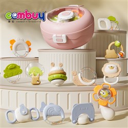 KB119706 - Toddler Storage Box Handheld Teething Shaking Musical Baby Rattle Toy