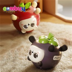 KB120016 - Toddler Cartoon Eyes Rotating Shaking Music Rocking Fruit Baby Tumbler Toys