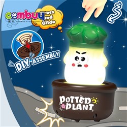 KB124430-KB124439 - Electric Diy Building Blocks Base Disassembly Sliding Press Cart Toys