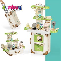 KB127150-KB127154 - Simulation 3 in 1 Luggage Storage Box Kids Suitcase Pretend Play Toys