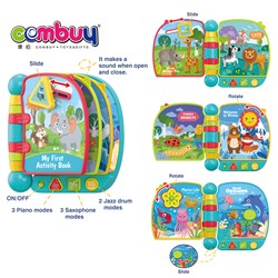 KB127638 - Educational Music Activity Baby Early Learning Fliping Through Book Toys