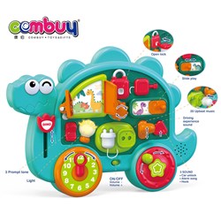 KB127648-KB127649 - Educational Children Early Learning Sound Lighting Dinosaur Busy Board Toy
