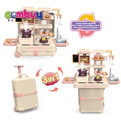 KB129894-KB129903 - Simulation Pretend Play 3 in 1 Trolley Suitcase Children Kitchen Kits Toys