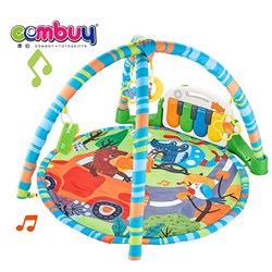 KB130106-KB130108 - Electric Fitness Gym Foot Pedal Piano Blanket Musical Baby Round Mat Toys