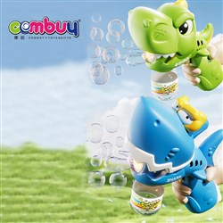 KB133448-KB133449 - Cartoon Animals Electric Lighting Open Mouth Blowing Bubble Gun Toys