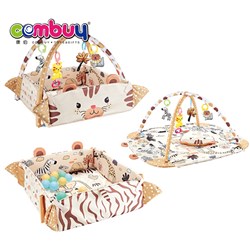 KB134164-KB134167 - Infant Cartoon 5 in 1 Fitness Carpet Musical Rattle Baby Crawling Mat Toys with 30 Balls