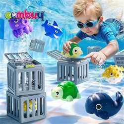 KB135222 - Outdoor Swimming Pool Rescue Game Kids Bath Silicone Diving Save Animals Toys