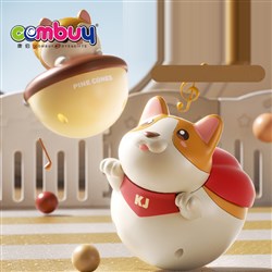 KB136575-KB136576 - Cartoon Animals Training Hand Eye Coordination Baby Shaking Musical Tumbler Toys