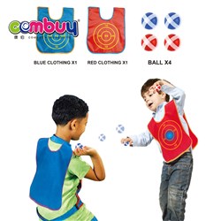 KB136803 - Outdoor Sport Toys Children Interactive Shooting Target Vest Top Sticky Ball Game