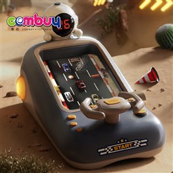 KB139245 - Electric Lighting Sound Driving Steering Wheel Toys Racing Car Adventure Game Machine