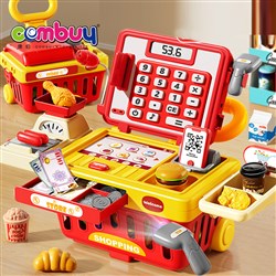 KB139354-KB139355 - Electric Lighting Sound Simulation Shopping Cash Register Children Indoor Pretend Play Toys