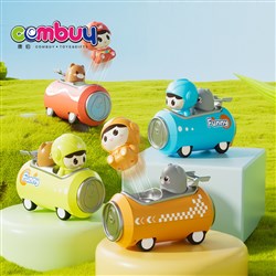 KB139744-KB139745 - Kids Indoor Play Cartoon Vehicle Sliding Game Ejection Press Car Toys