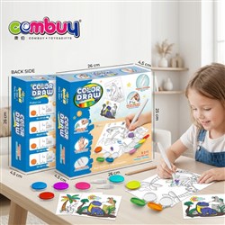KB140549-KB140550 - Educational Colorful Doodle Displayed Magically Drawing Brush Seal Toys