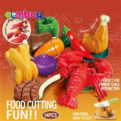 KB141418-KB141426 - Simulation Kids Indoor Pretend Play Delicious Food Cutting Toys