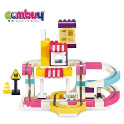 KB141452-KB141454 - Educational Rail Car Sliding Assembly Game Diy Building Blocks Track Toys