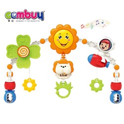 KB141927-KB141928 - Toddler Indoor Cartoon Music Rattle Clip on Bedside Baby Folding Bed Bell Toys