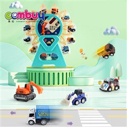 KB142095-KB142096 - Ferris Wheel Rotating Children Play Sliding Small Alloy Car Toys