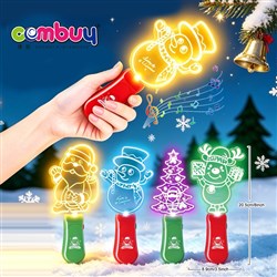 KB144279-KB144280 - Christmas Halloween Festival Cartoon Music Lighting Sticks Toys