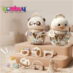 KB144299 - Infant Cartoon Storage Box Shaking Playing Soft Baby Musical Rattle Toys