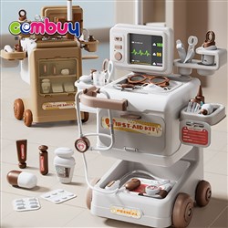 KB144809-KB144812 - Pretend Play Pdoctor Tools Kits Children Interactive Lighting Sound Medical Cart Series Toys