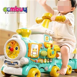 KB146192-KB146193 - Lighting Musical Early Learning Educational Spray Sliding Push Baby Walking Train Toys