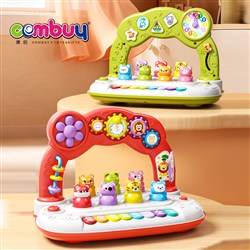 KB146203-KB146204 - Music Instrument Educational Whac a Mole Game Rack Electric Keyboard Piano Toys