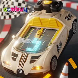 KB146438-KB146439 - Educational Desktop Game Electric Lighting Sound Driving Racing Car Machine Toys