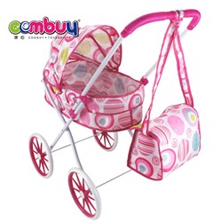 KB146787-KB146793 - Interactive Girls Pretend Play Self Installed Eva Wheels Cart Baby Trolley Toys