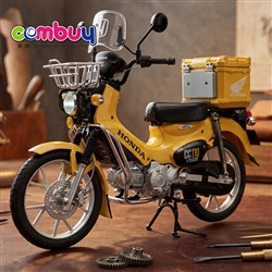 KB148728-KB148733 - Simulation Diecast Alloy Car Spray Lighting Sound Disassembly Alloy Motorcycle Toys