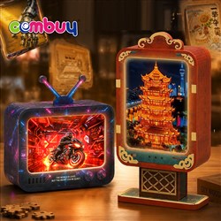 KB150056-KB150065 - Educational Handmade 3 in 1 Diy Wooden Assembly Pen Holder Voice Control Light Toys