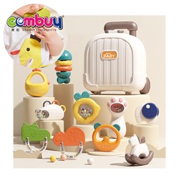 KB200630-KB200631 - Newborn gifts luggage storage box hand shaking musical baby shaker rattle toy