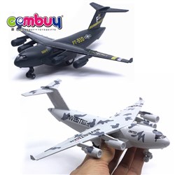 KB200986 - Simulation diecast metal model pull back sound lighting toy alloy airplane